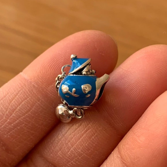 NWOT Disney Alice in Wonderland, Unbirthday Party Teapot Charm Sterling Silver - Picture 6 of 13